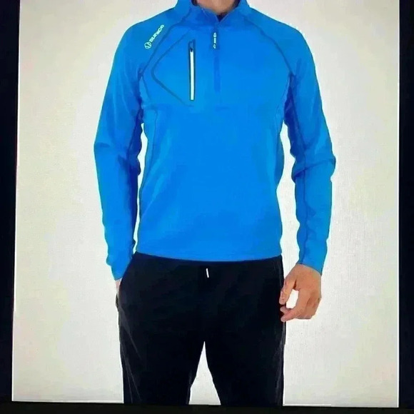 Sunice Allendale Men’s Half Zip Performance Pullover with Thermal Protection - Picture 14 of 15